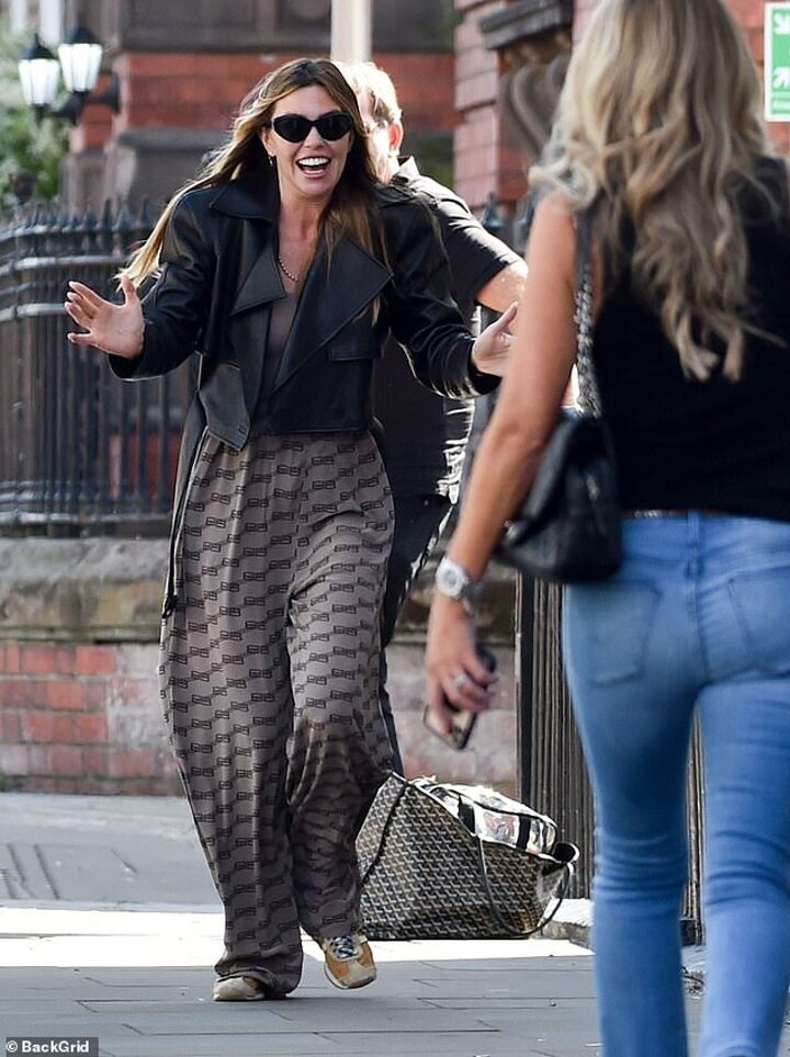 Abbey clancy hotsell leather jacket