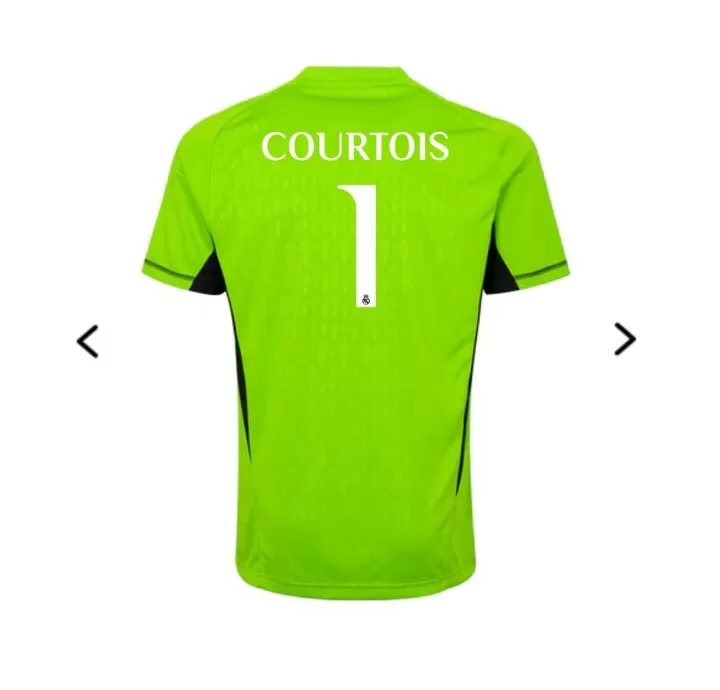 Courtois real madrid kit 2025