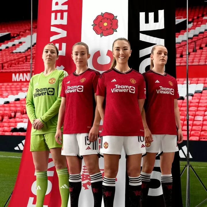 Man Utd unveil the home shirt for 23 24 season ahead of protest