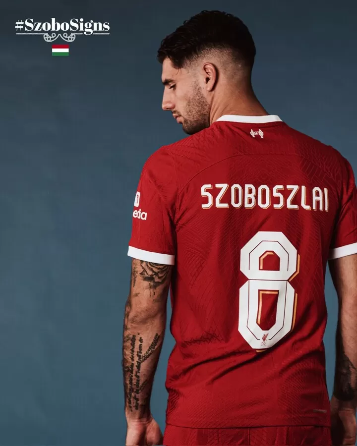 (正規品) Liverpool No.8 Dominik Szoboszlai