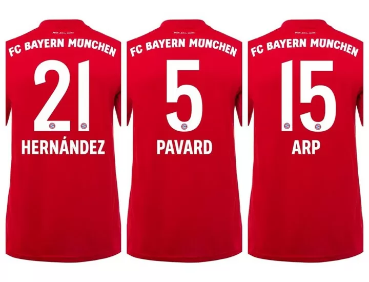Pavard Will Wear No 5 Last Worn By Hummels As Arp Will Wear No 15 At Bayern All Football