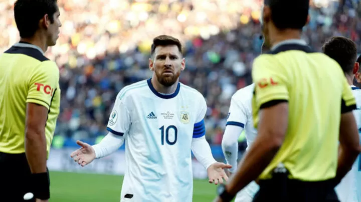 Was Messi Sent Off Because Of His Criticism Of Conmebol All Football