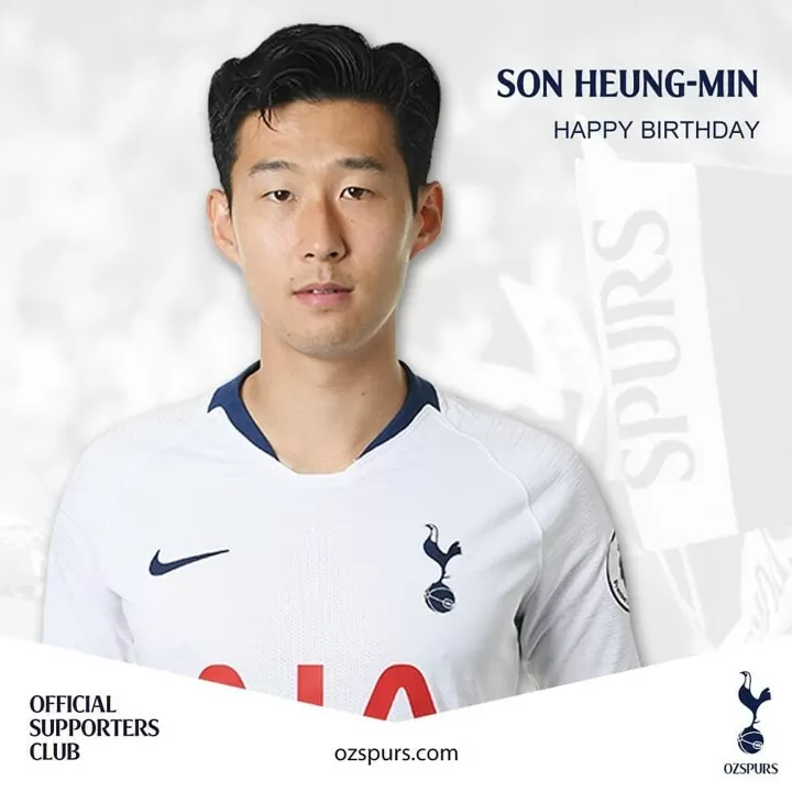 In Pics Sonaldo Happy 27th Birthday To Spurs Striker Heungmin