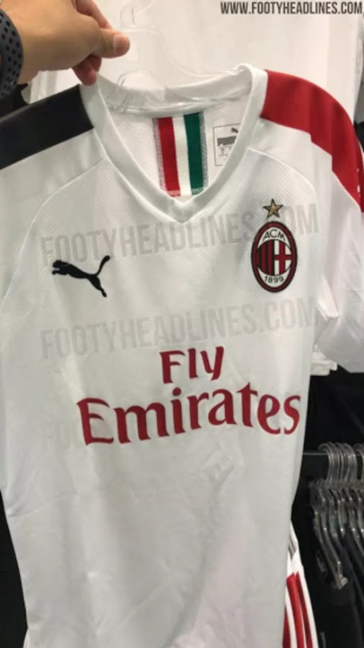 AC Milan Unveils Clean Away Kits for 2019/20