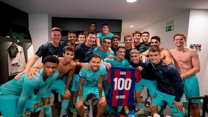 Gavi is the youngest player ever at Barça to play 100 games for the team