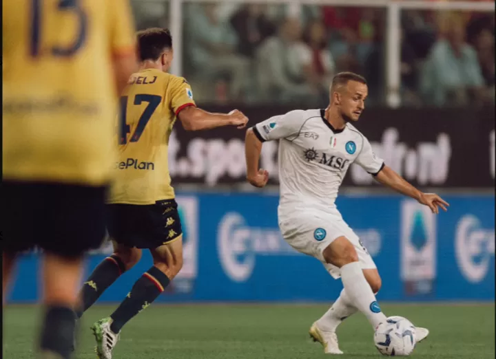 Alex Meret of Napoli during the Serie A TIM match between Genoa