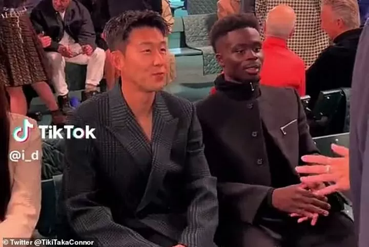 Awkward! Arsenal & Tottenham stars Bukayo Saka & Son Heung-min