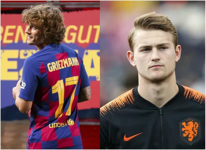 Kick Off Griezmann S New Number Revealed De Ligt To Have Juve Medical On Tue All Football