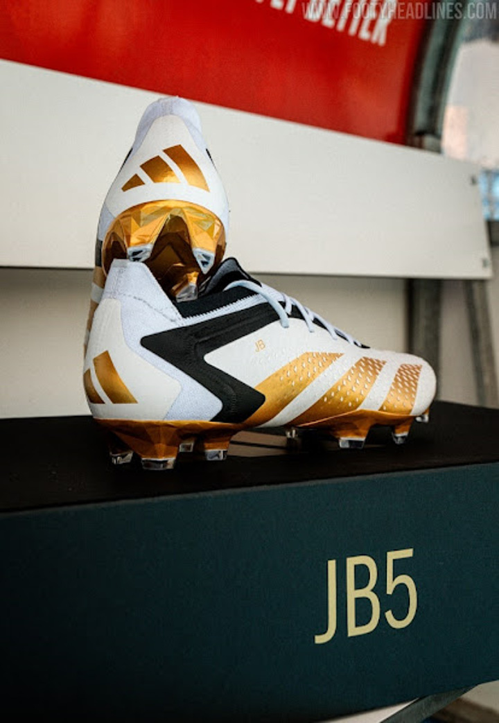 White Black Gold Adidas predator accuracy Bellingham boots 20