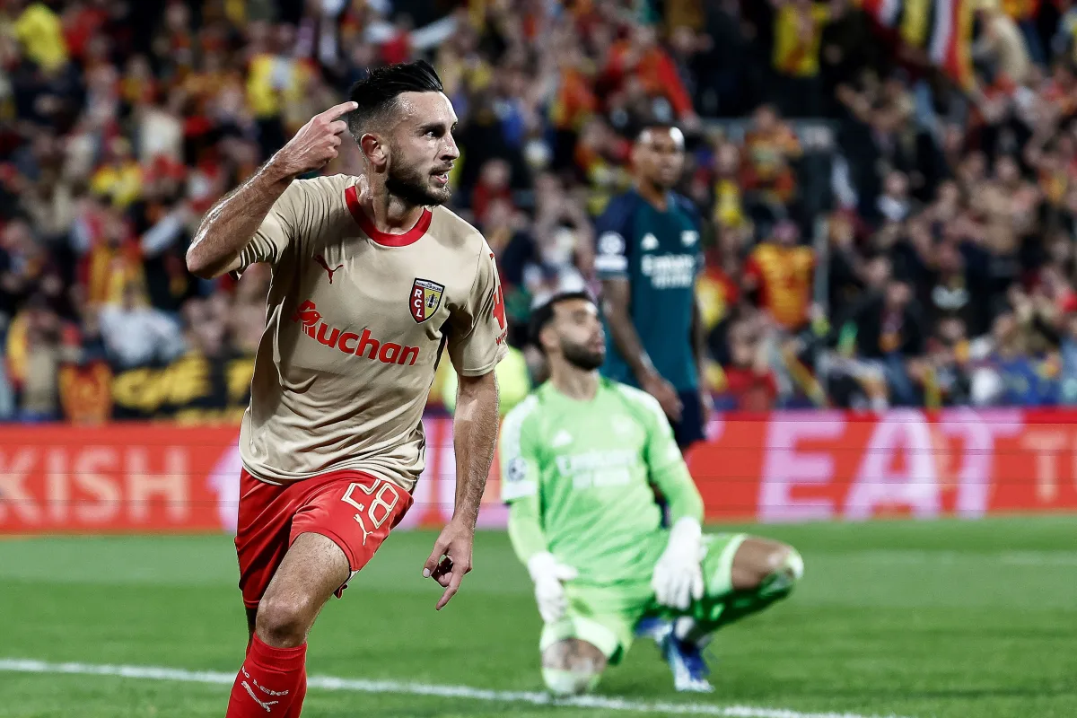 Lens’ Thomasson describes his goal vs Arsenal as “most symbolic” of his career