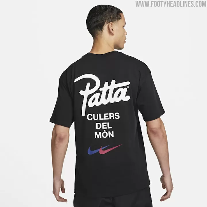 Nike FC Barcelona x Patta Culers ゲームシャツ Patta x Barcelona FC Culers del Món Pre-Match Jersey Black