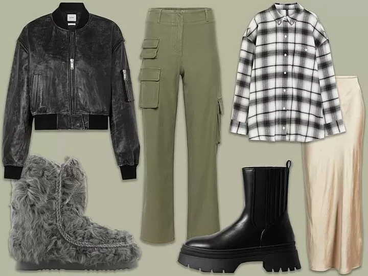Most searched fashions! From plaid shirts to Chelsea boots and satin  skirts, fall's top trends on Pinterest revealed