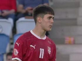 Barcelona and Real Madrid eyeing young Serbia striker Matija Popovic