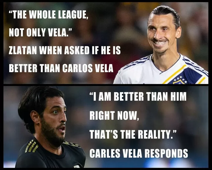 Daily Quotes: Ibrahimovic 'better than whole league' but Vela 'better than  him'| All Football