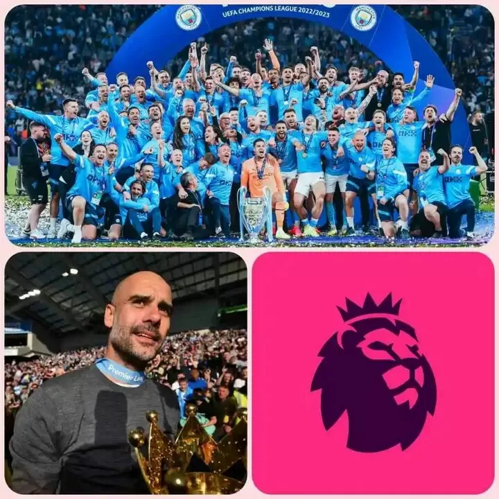 Manchester City Premier League Champions 2022-2023 Signatures