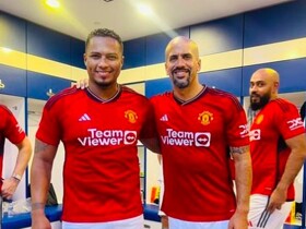 Man United legend looks almost unrecognisable for match against World XI side