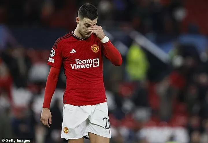 Diogo Dalot admits Man Utd's dismal Champions League exit is 'not good enough'| All Football