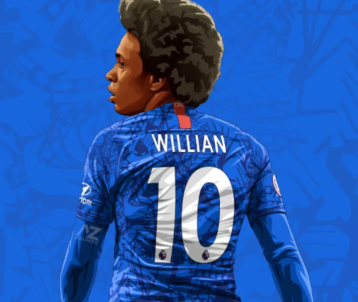 Official Willian Is Chelsea S New No 10 As Pulisic Gets No 22 Abraham No 9 All Football