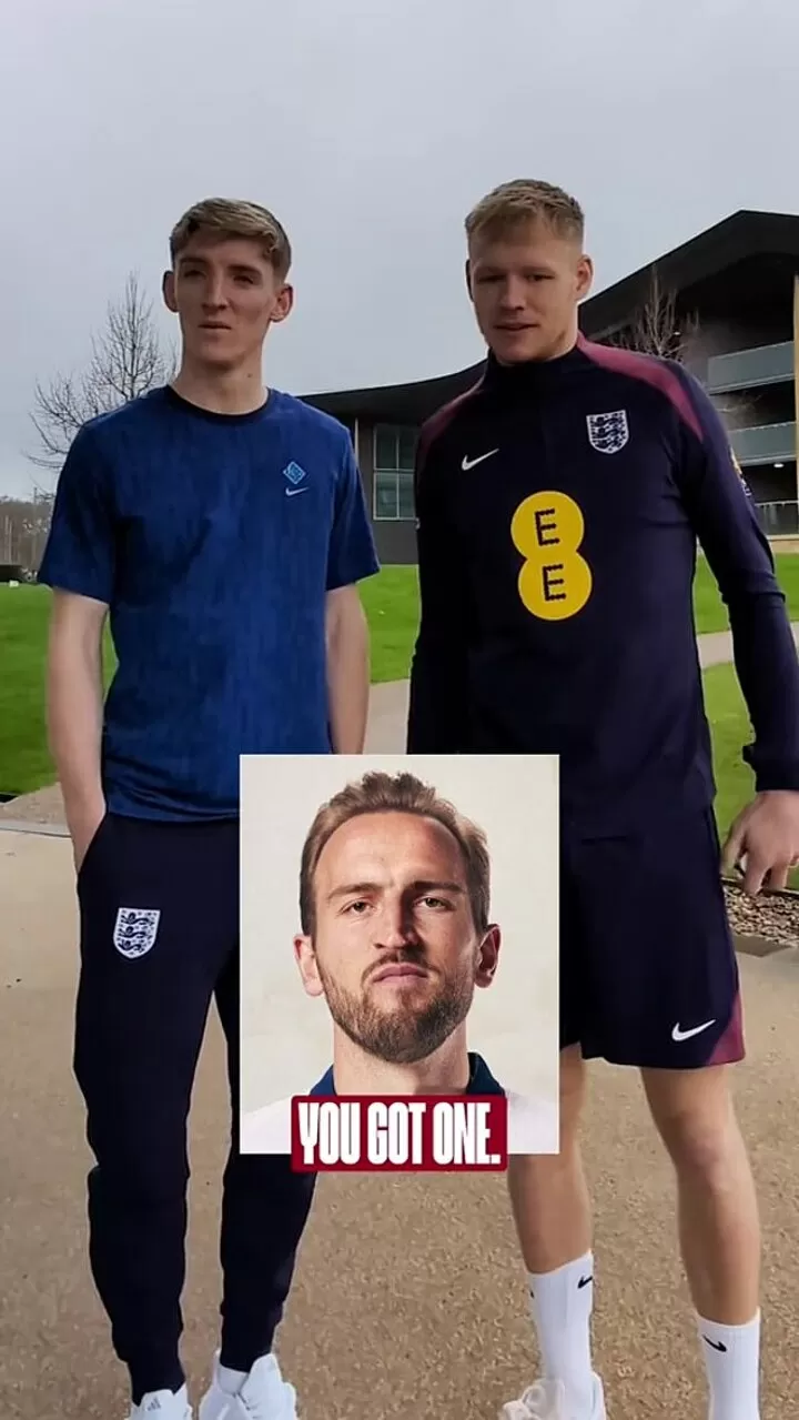 England take on Merged Faces challenge. but can YOU guess the mixed up stars All Football