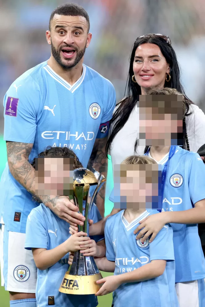 Manchester City captain Kyle Walker and wife Annie Kilner welcome their  fourth child together