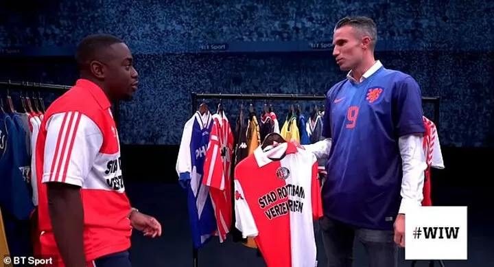 Maillot De Foot SIGNÉ Robin Van Persie – Original Avec Certificat, Collector