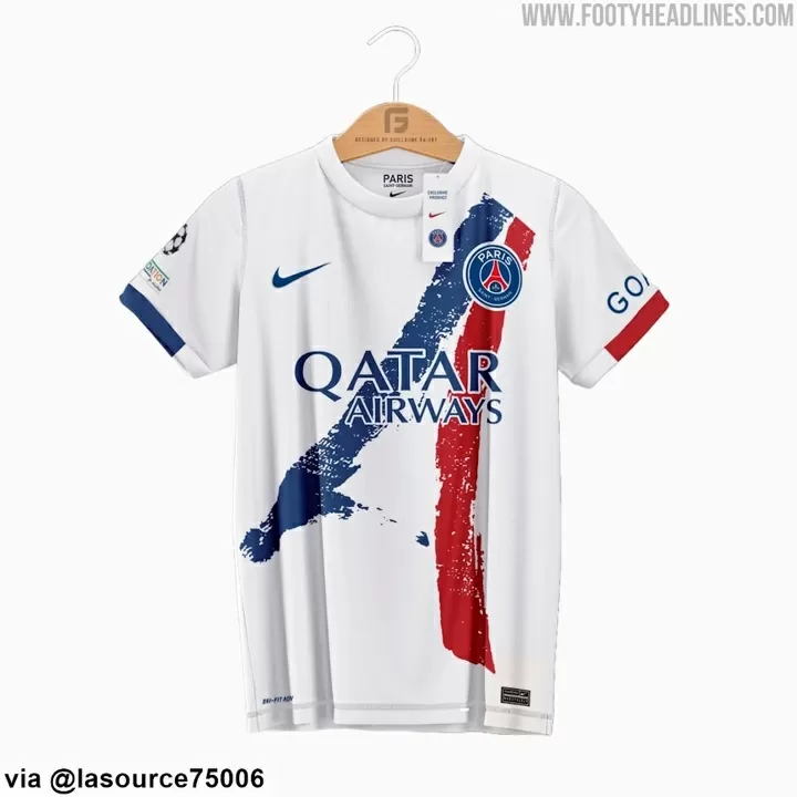 The Nike Paris Saint Germain 2024 25 away kit will be launched in July 2024 All Football