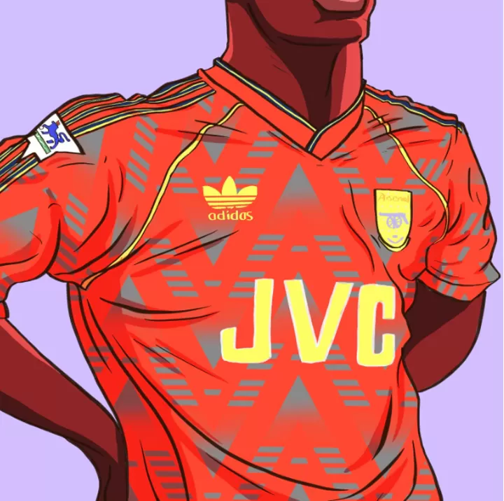 Old arsenal sale adidas jersey
