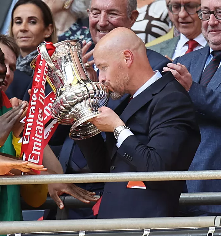 Fans hail Erik ten Hag as 'like a father' after what Man Utd boss did to Mainoo and Garnacho after stunning FA Cup win | All Football
