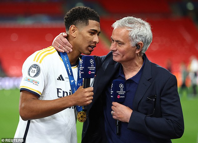 Bellingham exposes his mum's crush on Mourinho after ask him to take a picture | AllFootball