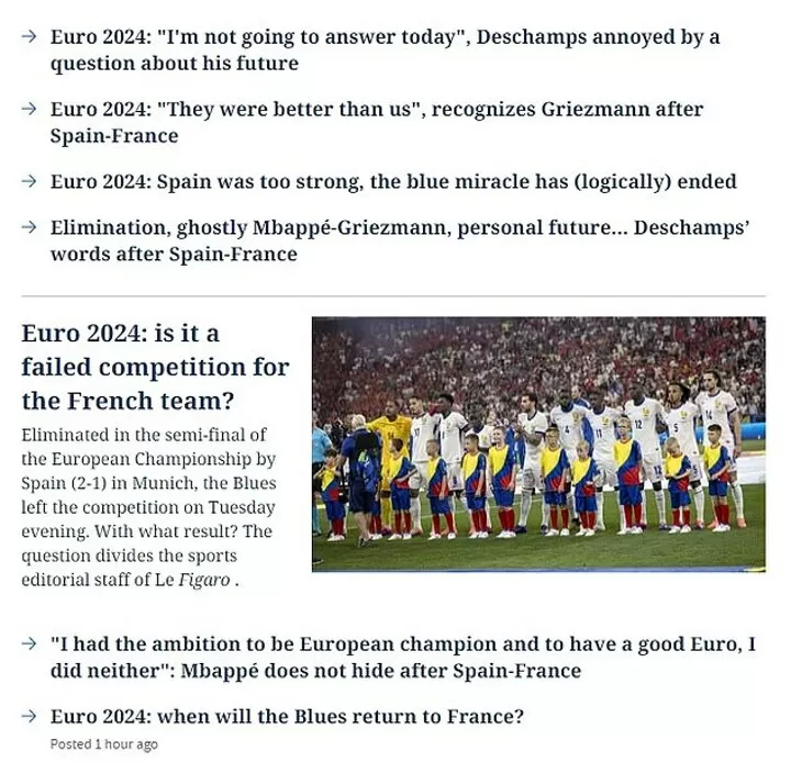 France flops are torn apart by their papers with Mbappe given brutal  ratings | All Football