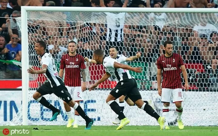 Udinese 1 0 Milan Giampaolo S Side Play Passively To Suffer A Rough Start All Football