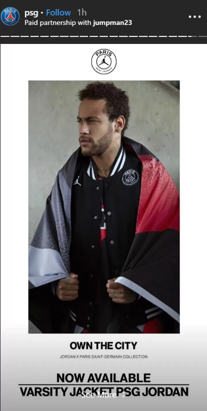 Neymar 2025 jordan jacket