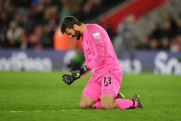 Alisson pink jersey outlet