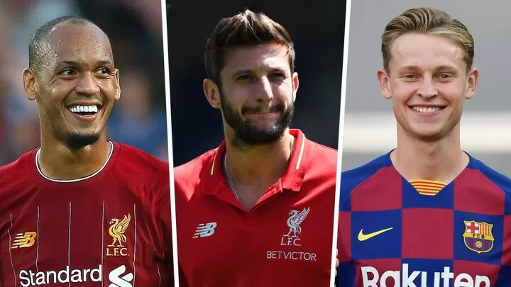 De Jong Fabinho Inspiring Lallana S Move To No 6 All Football