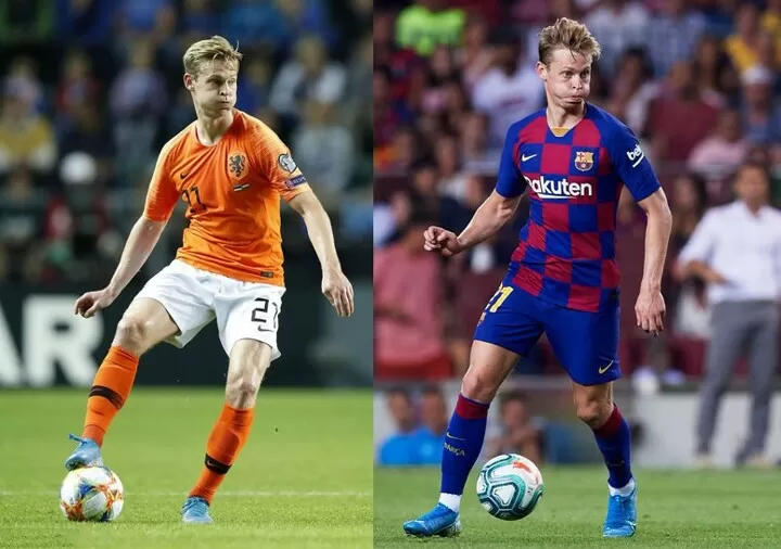 De Jong In 10 Days First Goal For Nertherlands First Goal For Barcelona All Football