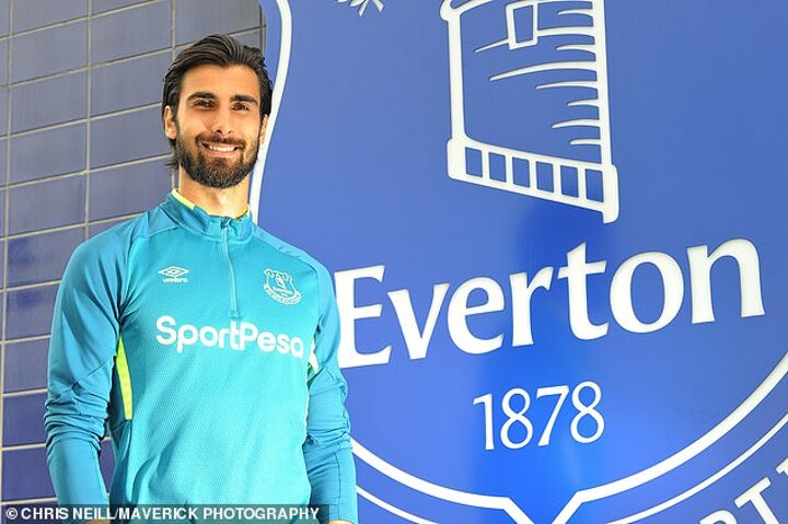 No21 Andre Gomes Home Long Sleeves Jersey