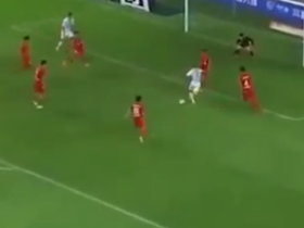 Gol antológico en China: decide un partido con una rabona en el minuto 90
