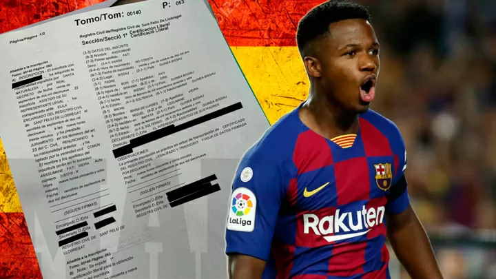 Civil Registry Confirm Fati Has Spanish Citizenship He Could Play U17 World Cup All Football
