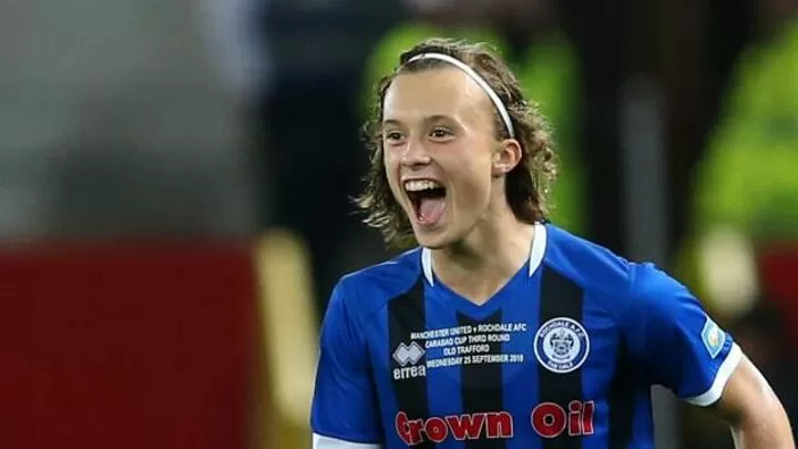 Rochdale S Matheson Back To School In The Morning After Scoring Against Man Utd All Football