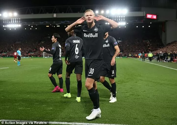 Haaland Happy To Match Father S Achievement By Scoring Vs Liverpool At Anfield All Football