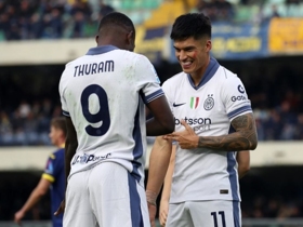 Inter Milan chiếm đỉnh bảng của Napoli ở Serie A