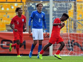 Gomes scored twice for England U20s vs Italy

Garner netted his seventh goal of the season for club and country on Wednesday