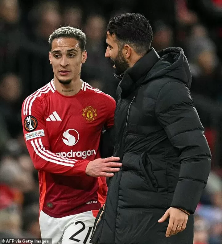 Amorim admits Antony is suffering from a shortage of confidence| All Football