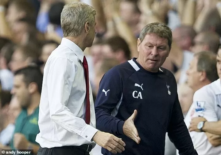 Former Spurs Boss Allen Reveals He Was Stopped From Punching Wenger All Football
