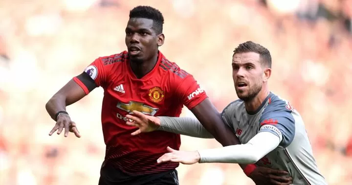 Pogba Henderson Fans On Controversial Man Utd Liverpool Combined Xi All Football