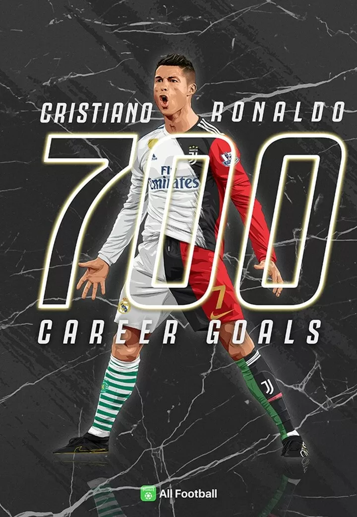 Cr700 Is Here Ronaldo Becomes First Active Player To Score 700