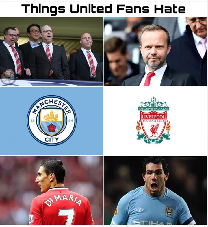 Things Utd Fans Hate Glazers Woodward Man City Liverpool What S More All Football