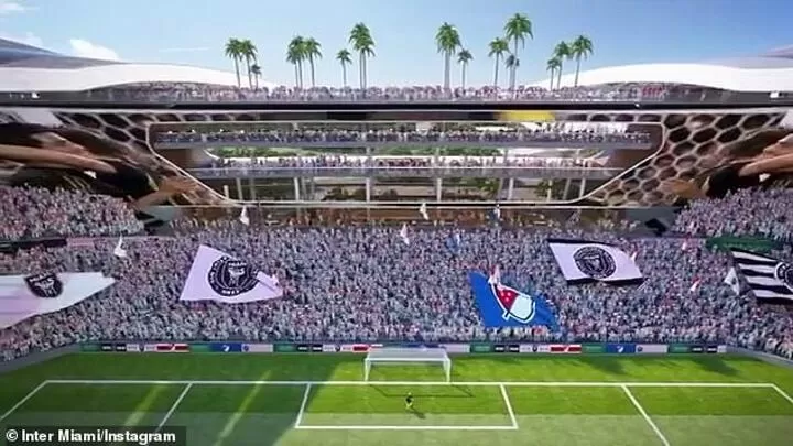 Beckham S Inter Miami Reveal Artist S Impression Of Brand New Stadium All Football