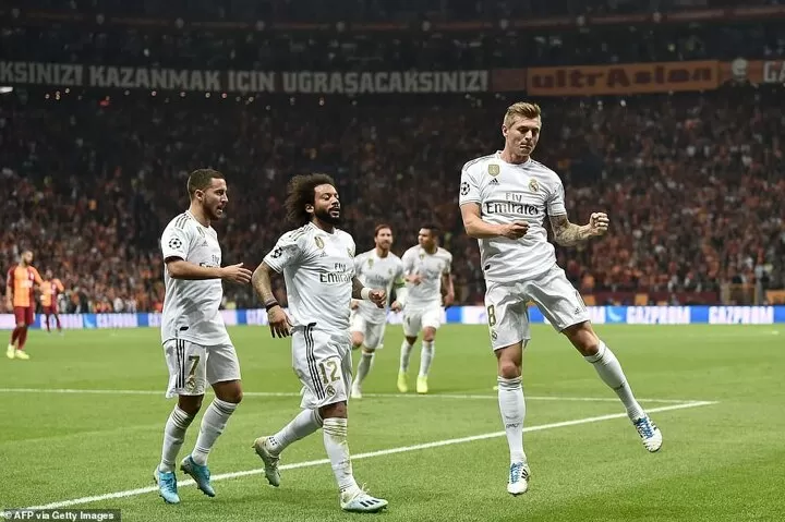 Galatasaray 0 1 Real Madrid Toni Kroos Scores Only Goal In Unconvincing Champions League Victory All Football