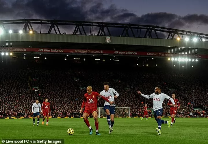 Liverpool S Brazilian Alisson Fabinho Firmino Provide Spark For Tottenham Win All Football